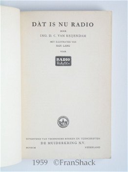 [1959] Dàt is nu Radio, Van Reijendam, Muiderkring - 2