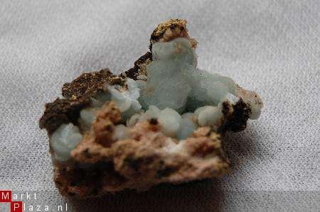 #203 Hemimorfiet Geode Hemimorphite Geode Kiezelzinkerts - 1