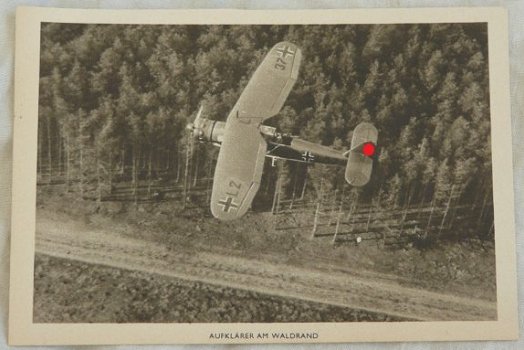 Postkaart / Postkarte, Verlag Die Wehrmacht, Aufklärer am Waldrand, jaren'40. - 0