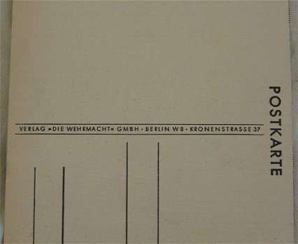 Postkaart / Postkarte, Verlag Die Wehrmacht, Aufklärer am Waldrand, jaren'40. - 3