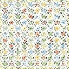 SALE! NIEUW vel glitter scrappapier Nana's Kitchen 7 Dotted Circle van DCWV - 1