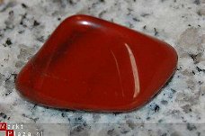 #32 Rode Jaspis Red Jasper Knuffel-trommelsteen