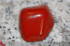 #31 Rode Jaspis Red Jasper Knuffel-trommelsteen