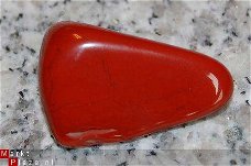#34 Rode Jaspis Red Jasper Knuffel-trommelsteen