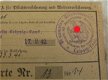 Rekeningkaart / Quittungskarte, Invalidenverzekering / Invalidenversicherung, Saargebiet, 1942. - 2 - Thumbnail