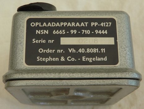 Oplaadapparaat Dosismeter / Dosimeter Charger, type: PP-4127, KL, jaren'70.(Nr.1) - 7