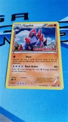 gigalith  prerelease 53/98 BW Emerging Powers