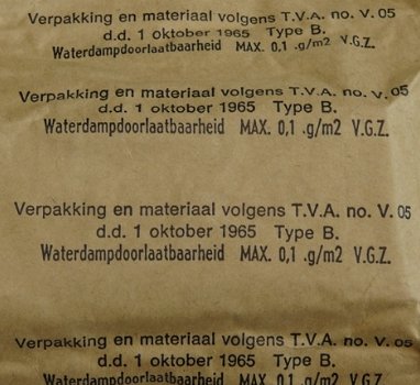 Aanvullingspakket Gasverkennings Uitrusting D, NBC, Koninklijke Landmacht, in verpakking, 1965.(1) - 3