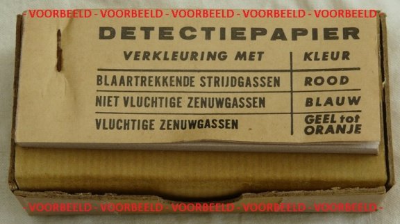 Aanvullingspakket Gasverkennings Uitrusting D, NBC, Koninklijke Landmacht, in verpakking, 1965.(1) - 5