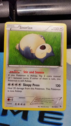 Snorlax rare 80/106 XY Flashfire - nr. 1