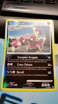 Drapion 15/100 Rare (reverse) Diamond and Pearl Stormfront - 0