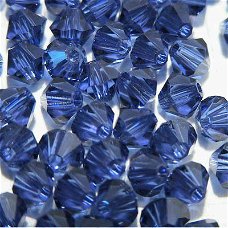 Swarovski 5301 Dark Sapphire 4mm 10 Stuk LIMITED