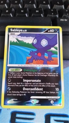 Sableye 48/100 (reverse) Diamond and Pearl Stormfront