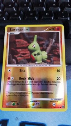 Larvitar  63/100 (reverse) Diamond and Pearl Stormfront