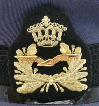 Pet, Uniform DT (Dagelijks Tenue), Officier (Lt-Kap), KLu, maat: 61, jaren'90.(Nr.1) - 1