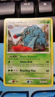 Tangrowth Rare 29/100 Diamond and Pearl Stormfront