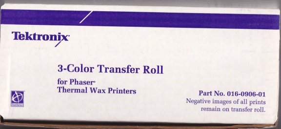 TEKTRONIX 3-color Transfer Roll Part.NO. 016-906-01 - 1