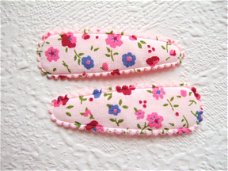 5 cm ~ Lief kniphoesje met bloemetjes ~ Roze