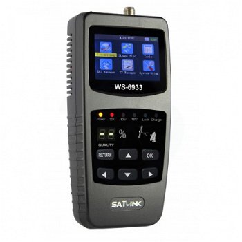 Satlink Satmeter WS-6933 HD met Full Color Display - 2