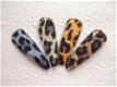 5 cm ~ Luipaard kniphoesje van katoen ~ Grijs - 2 - Thumbnail