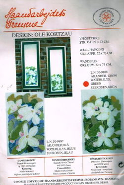 SALE H.FREMME BORDUURPAKKET , GROENE WATERLELIES 30-9888