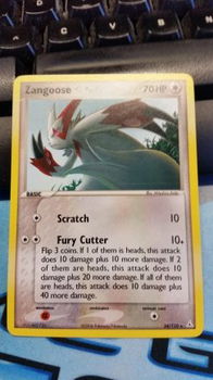 Zangoose rare 34/110 Ex Holon Phantoms - 1