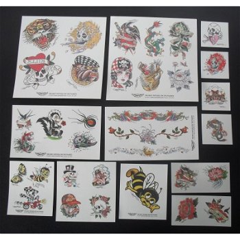 Ed Hardy Temporary Tattoos Dragons bij Stichting Superwens! - 2