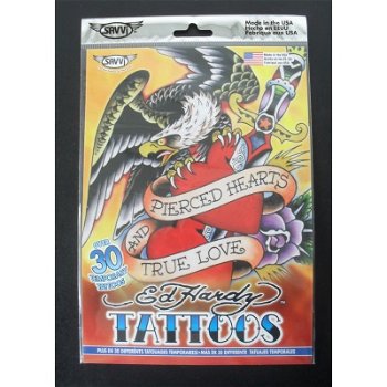 Ed Hardy Temporary Tattoos Eagle. bij Stichting Superwens! - 1