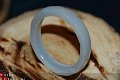 #170 Witte Agaat Ring handgeslepen facet - 1 - Thumbnail