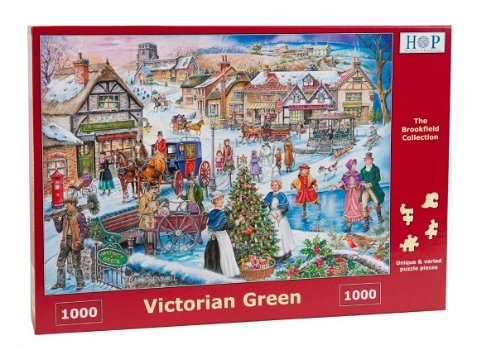 House of Puzzles - Victorian Green - 1000 Stukjes Nieuw - 2