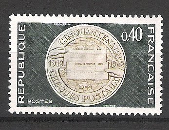 Frankrijk 1968 Cinq. de Comptes courants postaux postfris - 1