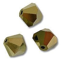 Swarovski 5301 Crystal Dorado2x 4mm Per 10 Stuk - 1