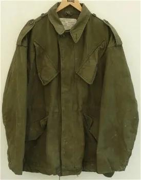 Jas, Parka, Uniform, Buiten, Gevechts, M58, Koninklijke Landmacht, maat: M, 1979.(Nr.3) - 0