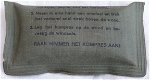 Verband Pakje, Nood, 16x10cm, Koninklijke Landmacht, 1970.(Nr.2) - 2 - Thumbnail