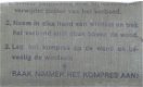 Verband Pakje, Nood, 16x10cm, Koninklijke Landmacht, 1973.(Nr.1) - 3 - Thumbnail