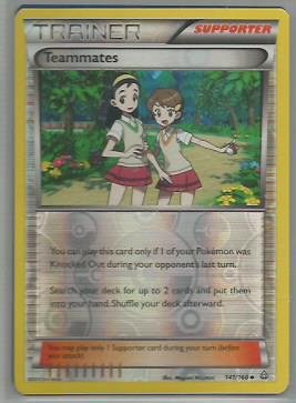 Teammates rev foil 141/160 XY Primal Clash - nr. 1