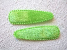 5 cm ~ Fluweel kniphoesje ~ Groen