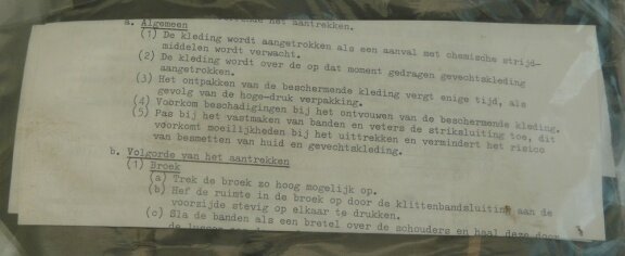 Parka / Kiel, Bescherm, NBC, type: No.1 MK II, KL, maat: Groot, 1972.(Nr.1) - 5