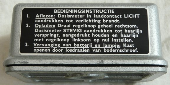 Oplaadapparaat Dosismeter / Dosimeter Charger, type: P-1548-D, KL, jaren'70.(Nr.1) - 4