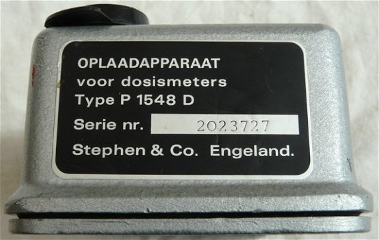 Oplaadapparaat Dosismeter / Dosimeter Charger, type: P-1548-D, KL, jaren'70.(Nr.1) - 6