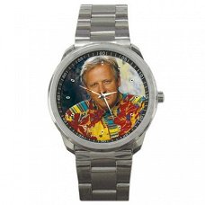 Koos Alberts "Fleurig" Stainless Steel Horloge