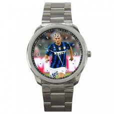 Wesley Sneijder/Inter Milaan Stainless Steel Horloge
