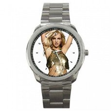 Britney Spears Stainless Steel Horloge