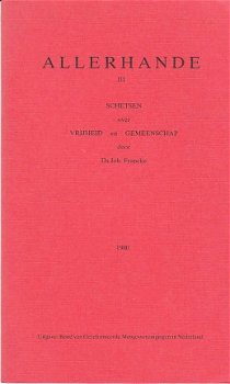 Allerhande III schetsen over vrijheid en gemeenschap - 1