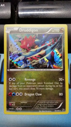 Druddigon holo 70/106 XY Flashfire - nr. 1