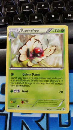 butterfree Rare 3/106 XY Flashfire - nr. 1