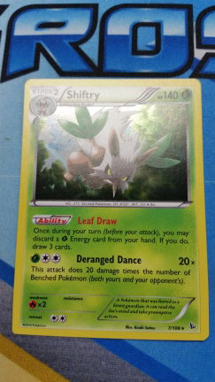 Shiftry holo 7/106 XY Flashfire - nr. 1