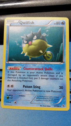 Qwilfish Rare 21/106 XY Flashfire - nr. 1