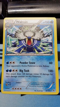 Walrein Rare 26/106 XY Flashfire - nr. 1