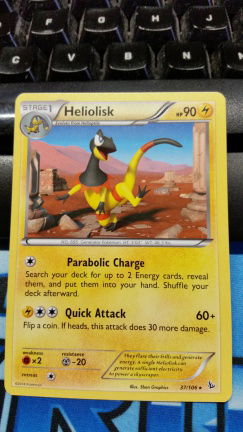 Heliolisk Rare 37/106 XY Flashfire - nr. 1
